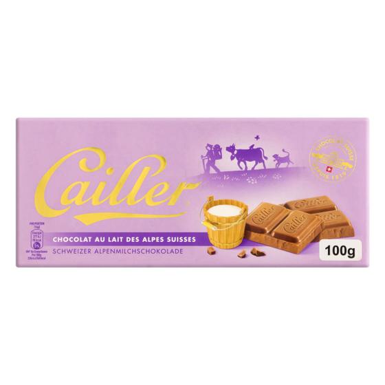 Cailler Chocolat au Lait des Alpes Suisses 100g