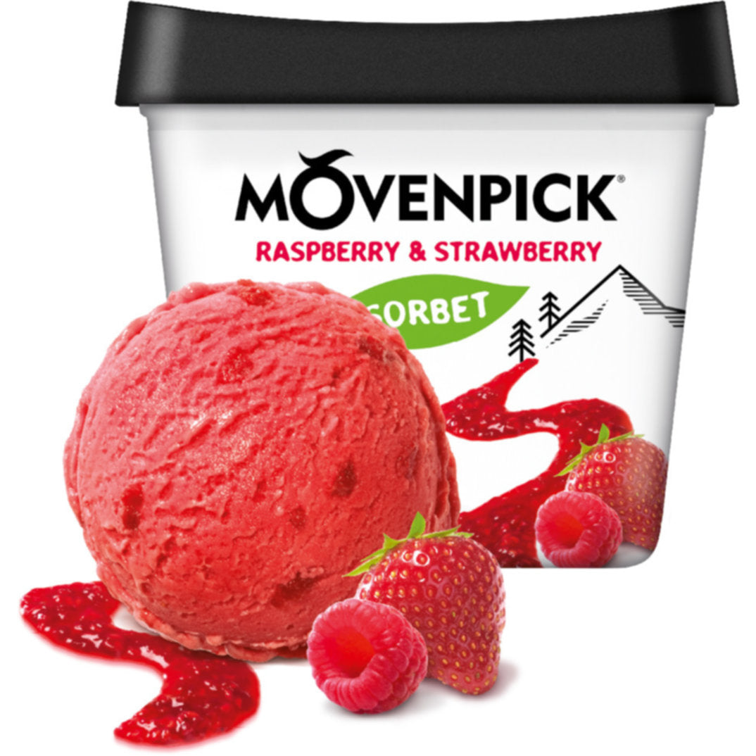 Movenpick Raspberry & Strawberry 165ml