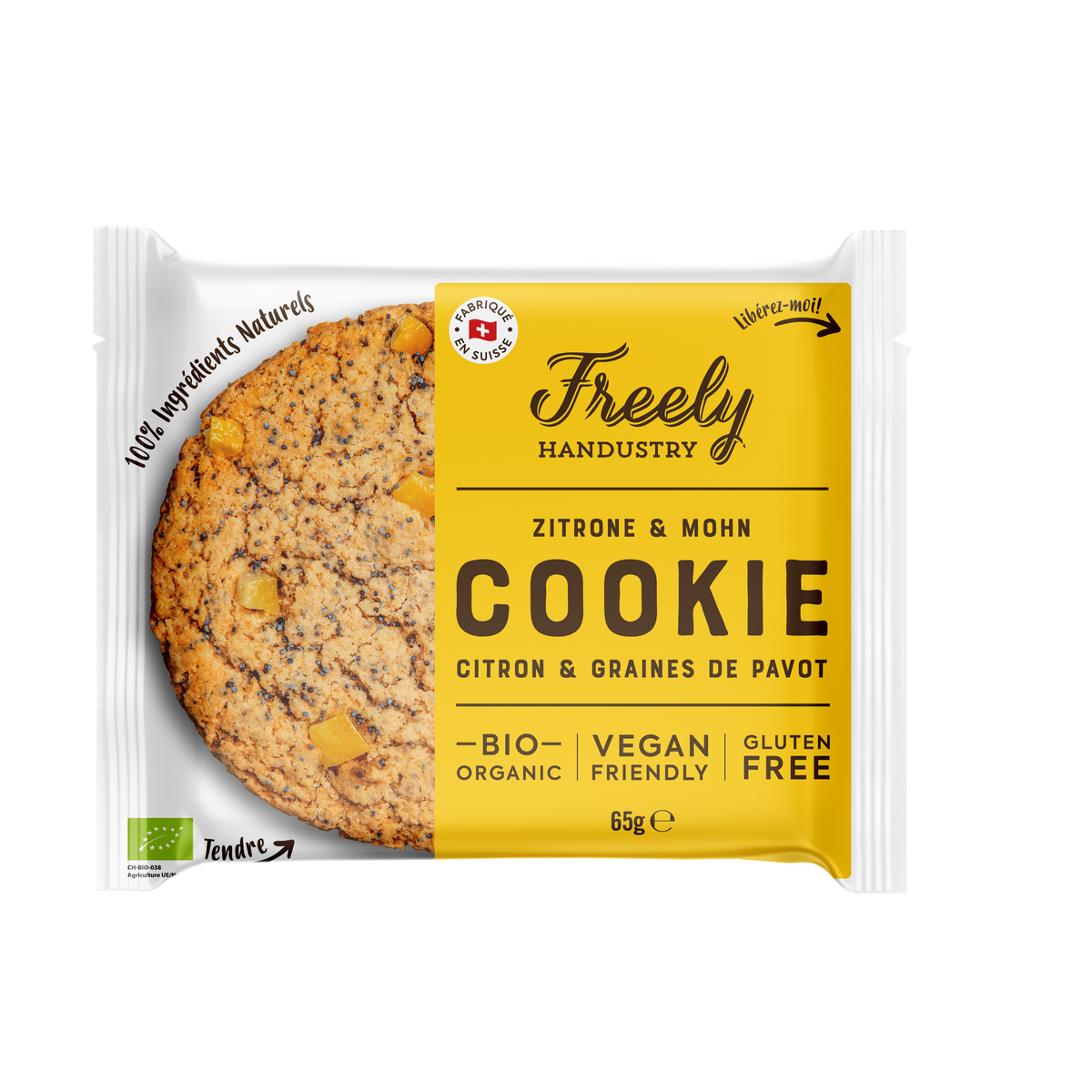 Freely Cookie Citron - Graines de Pavot