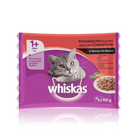 Whiskas 1 Selection Viandes en Sauce 4x100g