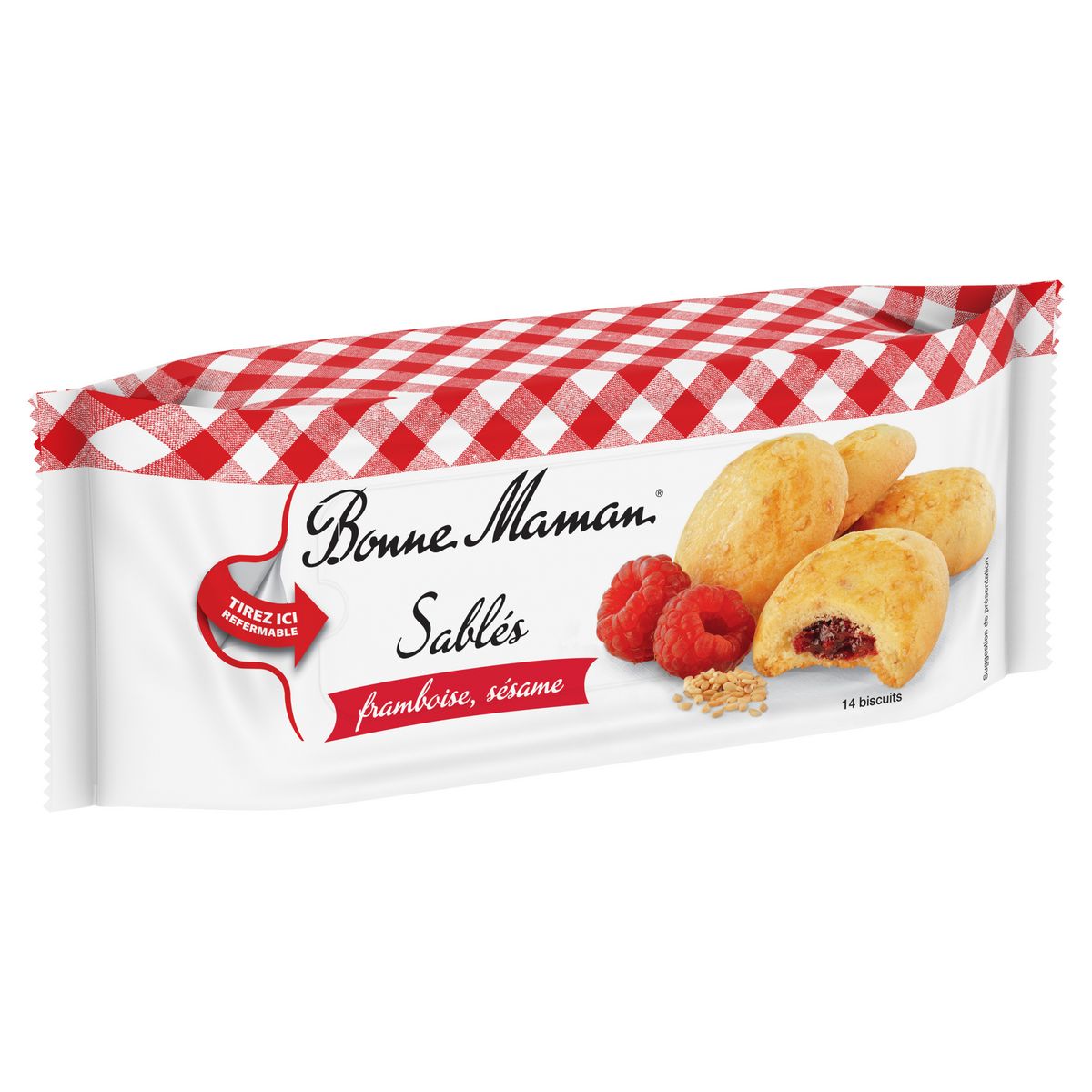 Bonne Maman Sable Framboise & Sesame 150g