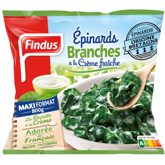 Findus Epinards Branches 800g