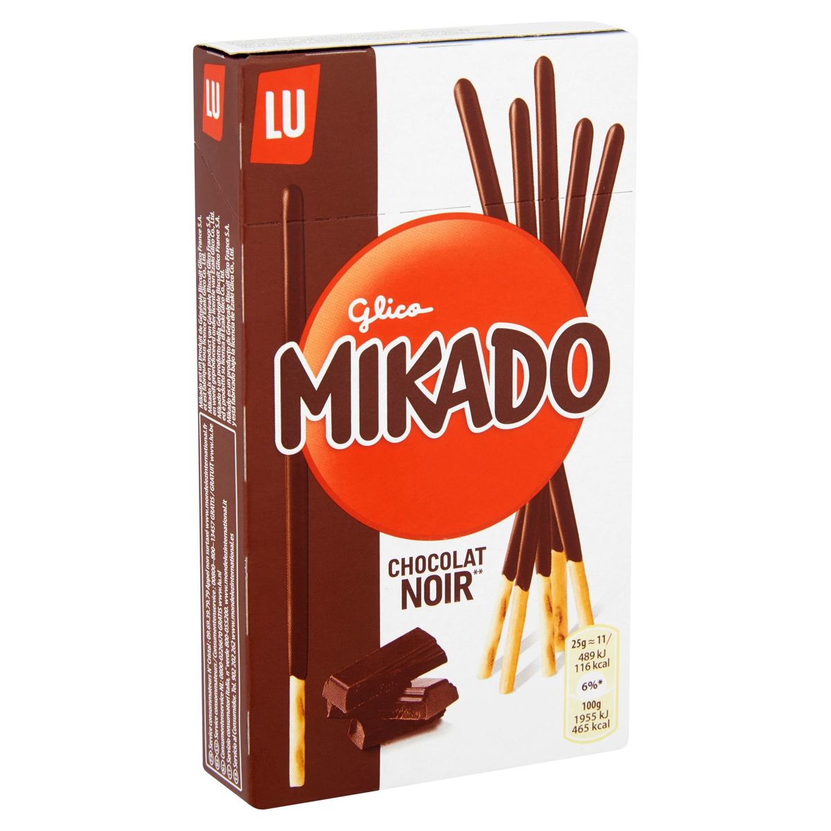 Lu Mikado Chocolat Noir 75g