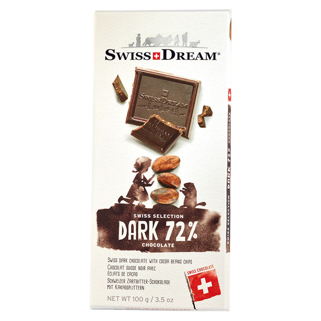 SwissDream Dark 72% 100g