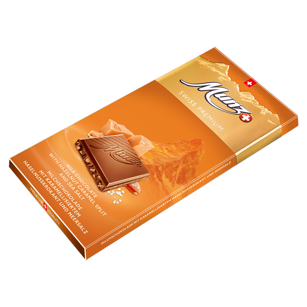 Munz Swiss Premium Caramel & Sel 100g