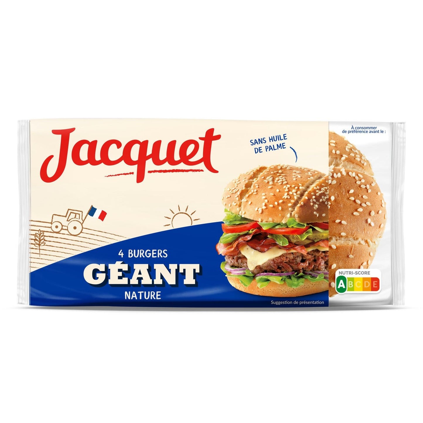Jacquet Maxi Burger Buns 330g
