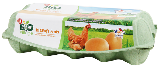 Bio Village 10 Oeufs Frais