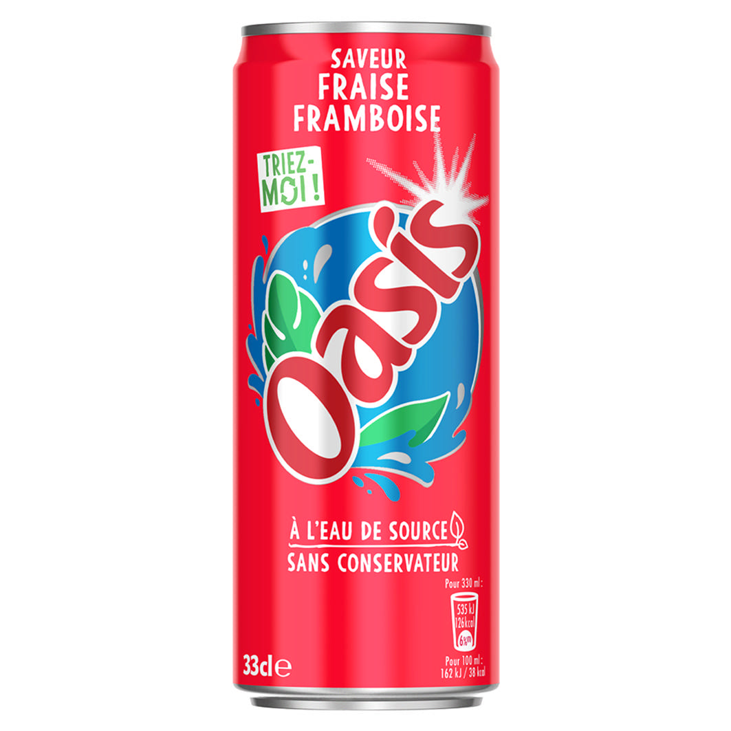 Oasis Fraise Framboise 0.33l
