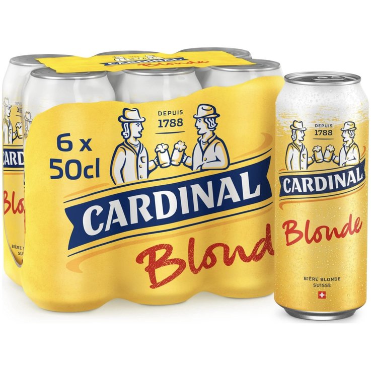 Cardinal Blonde Pack 6x50cl