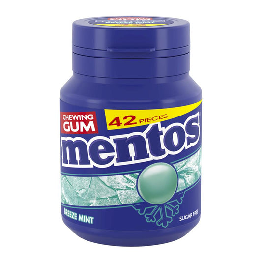 Mentos Gum Bottle Breeze Mint 75g