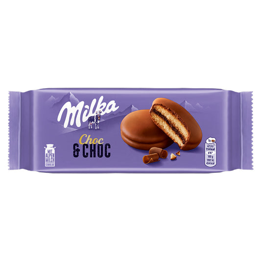Milka Choc and Choc 175g