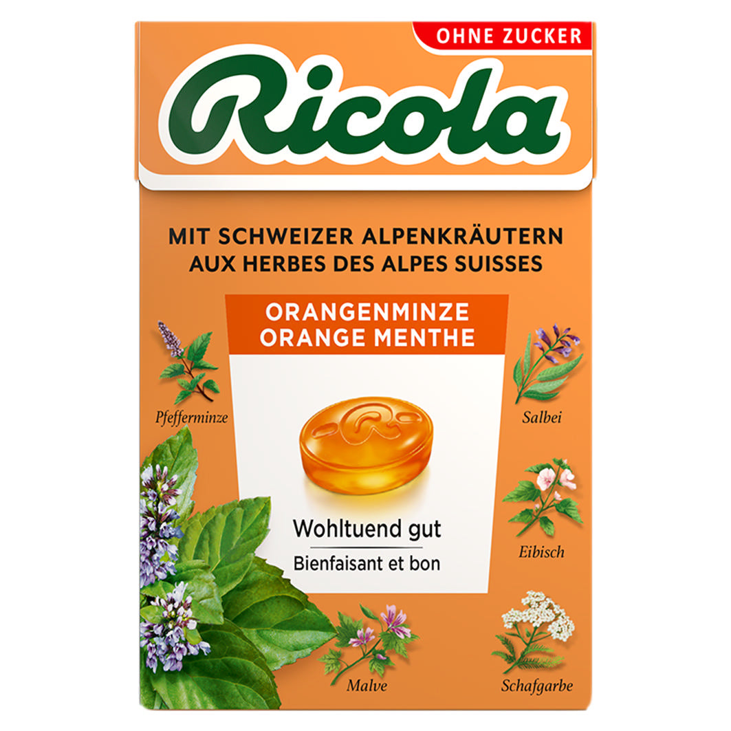 Ricola Orange Menthe 50g