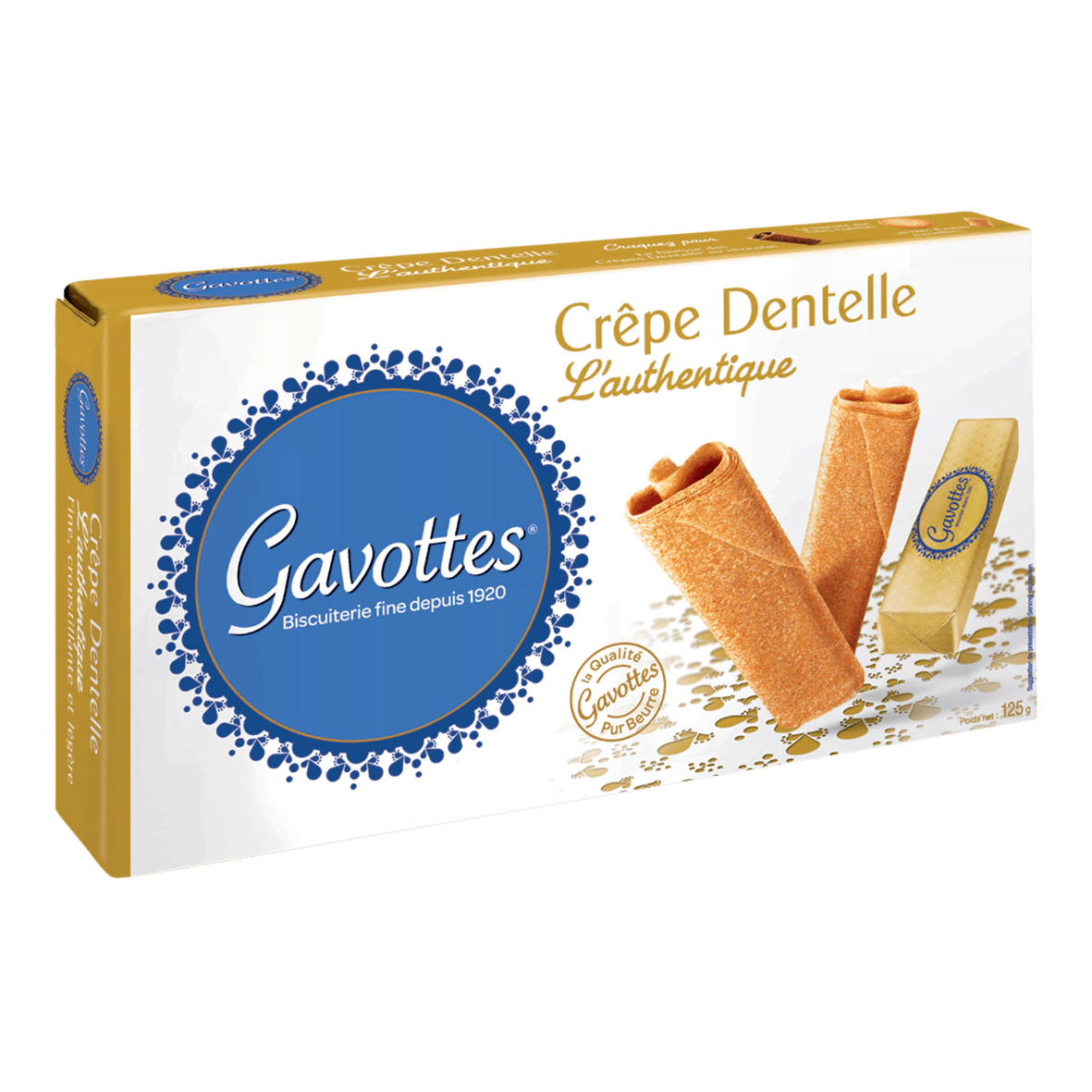 Gavottes Crepes Dentelles Natur 125g