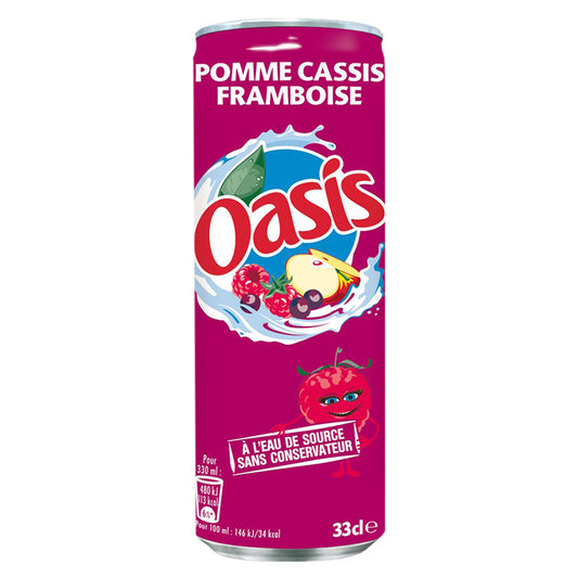 Oasis Pomme Cassis Framboise 0.33l