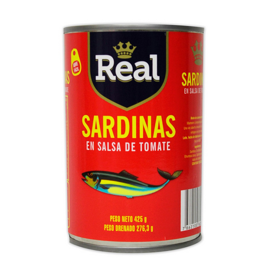 Real en Salsa de Tomate 425g