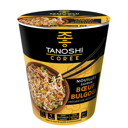 Tanoshi Nouilles Boeuf Bulgogi 65g
