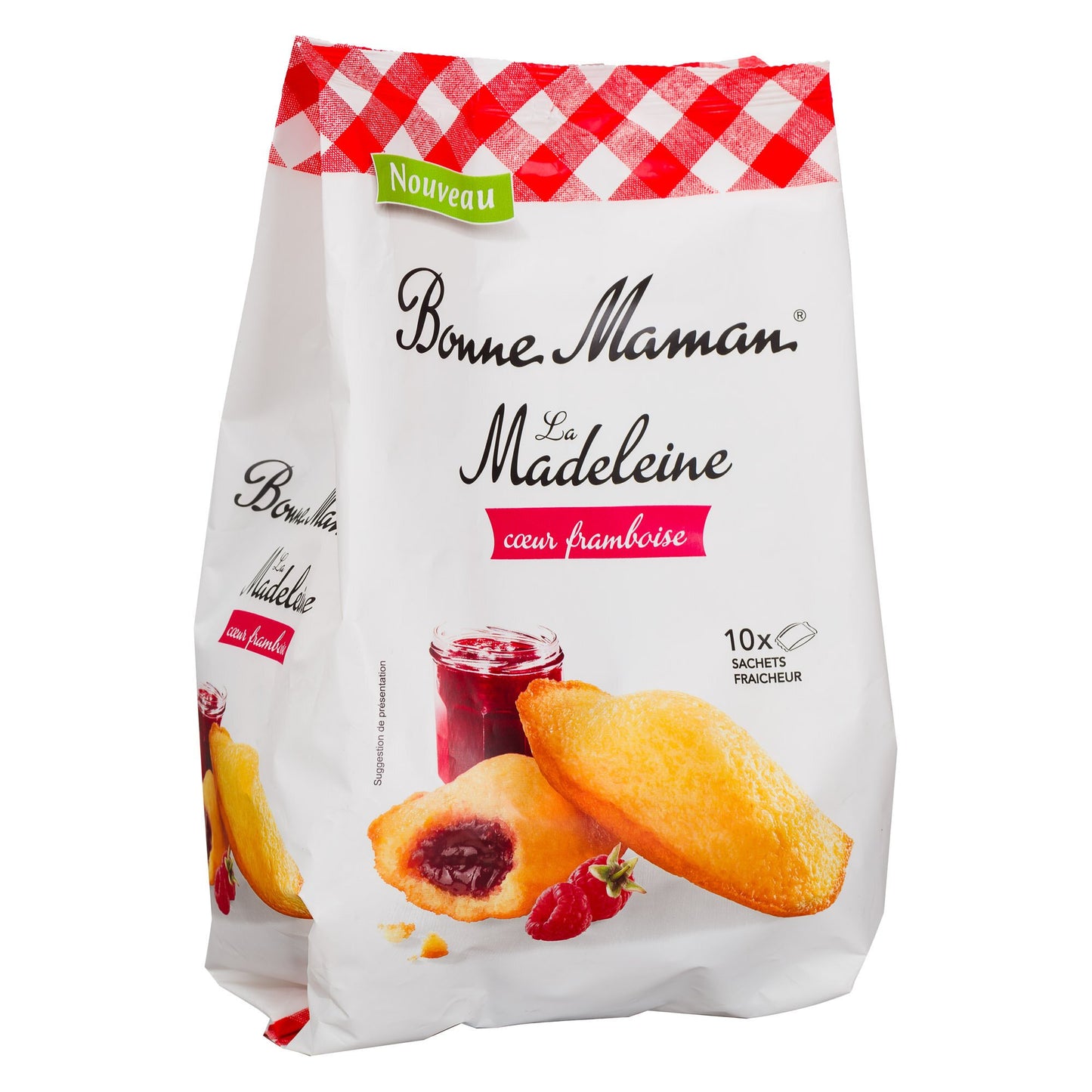 Madeleine Coeur Framboise 300g