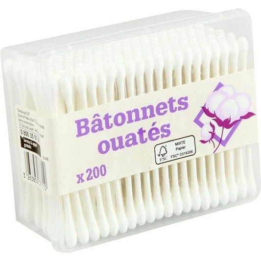Ineli Batonnets Ouates Tiges Papier