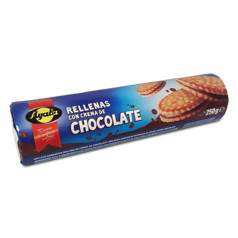 Ayala Rellenas Con Crema de Chocolate