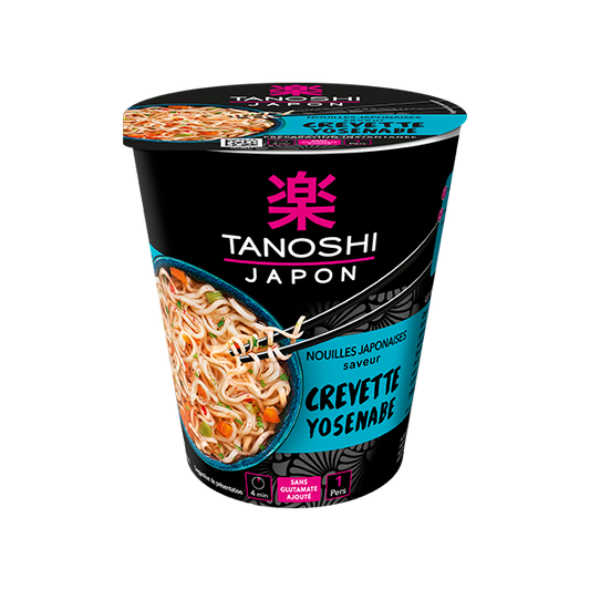 Tanoshi Nouilles Crevette Yosenabe 65g