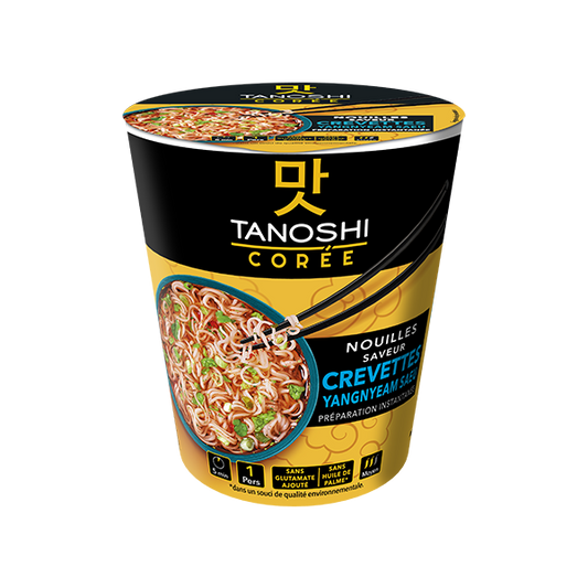 Tanoshi Nouilles Crevettes Yangnyeam Saeu 65g