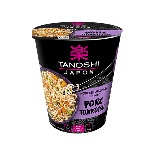 Tanoshi Nouilles Porc Tonkotsu 65g