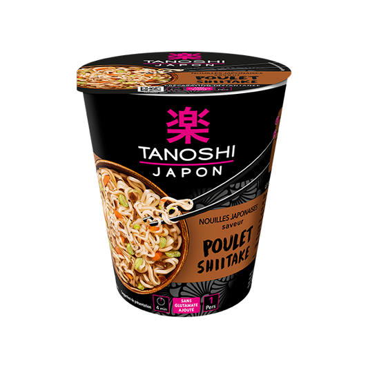 Tanoshi Nouilles Poulet Shiitake 65g