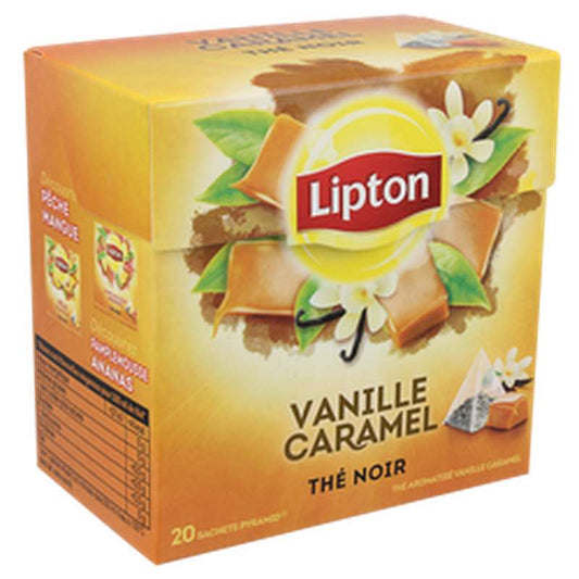 Lipton The Noir Vanille Caramel 34g
