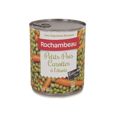 Rochambeau Petits Pois Carottes 800g