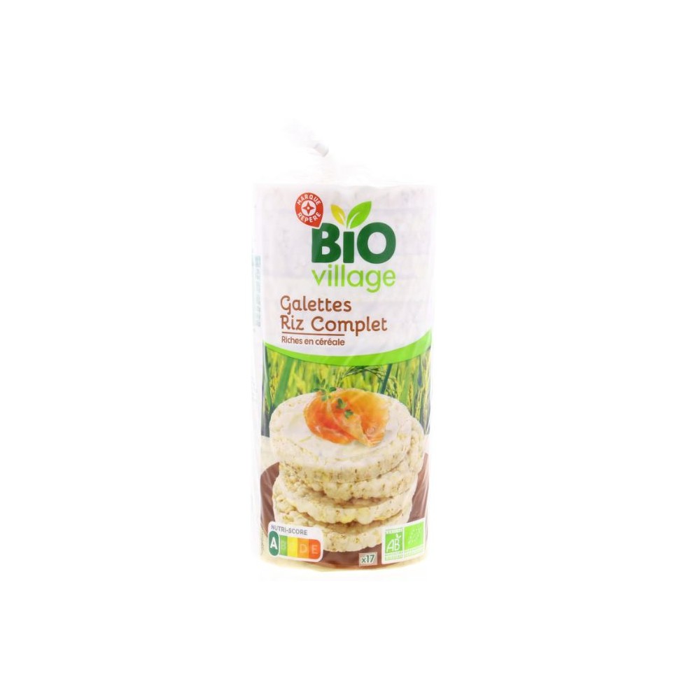 Bio Village Galettes Riz Complet 130g