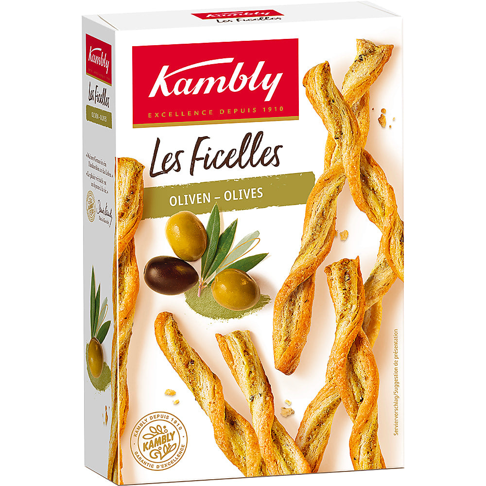 Kambly Ficelles Olives 100g