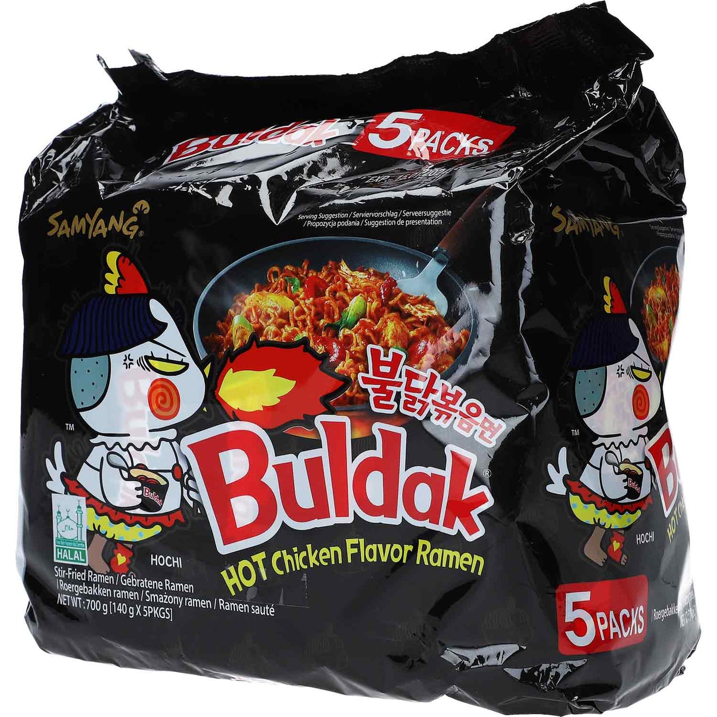 Buldak Hot Chicken Ramen 5x140g