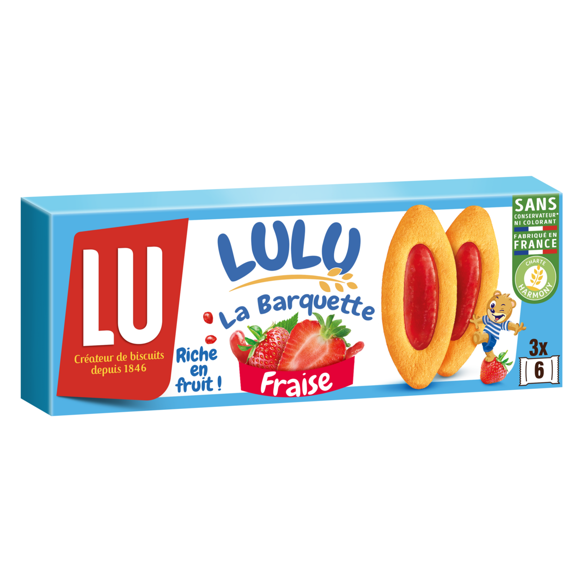 LU Barquette a la Fraise 120g