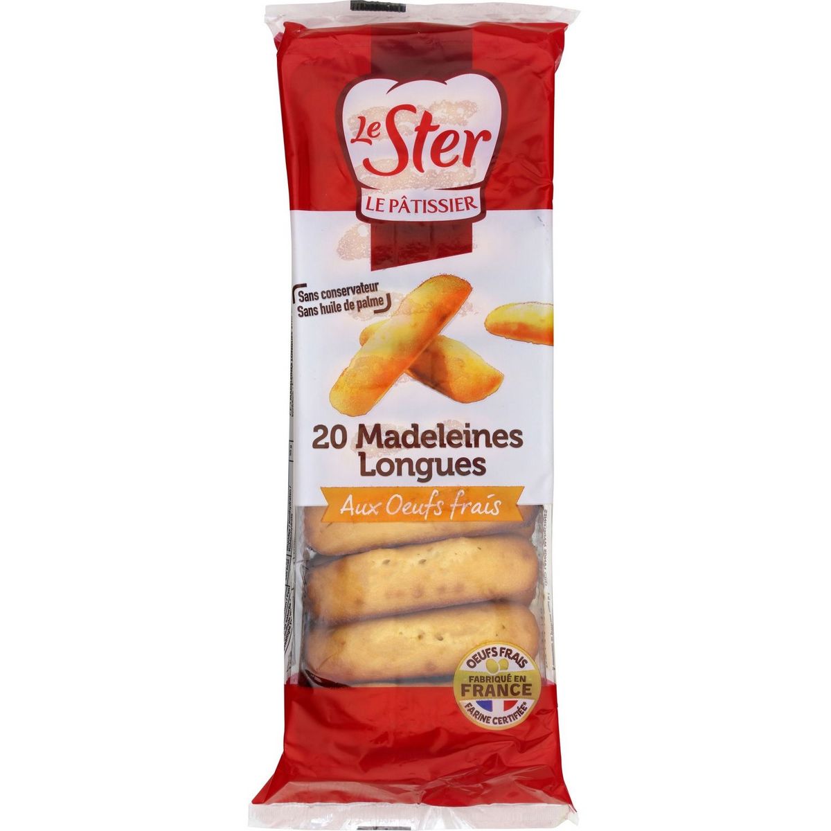 Madeleines Longues Nature 250g