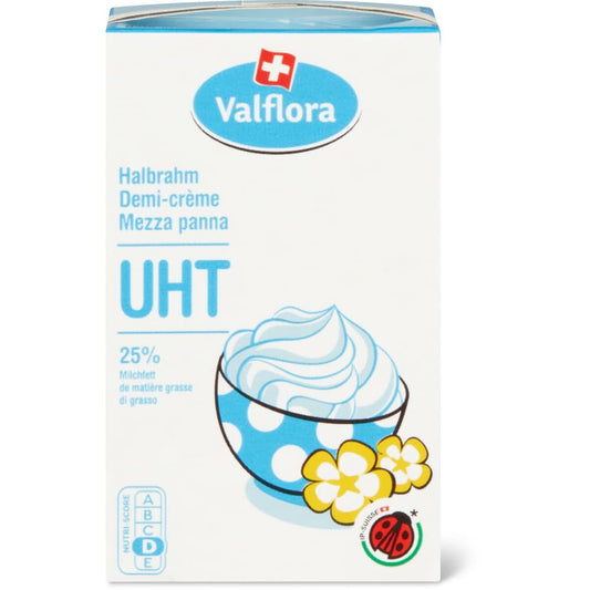 Demi-Crème à fouetter 25% 0.25l